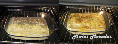 canelones de carne gratinados