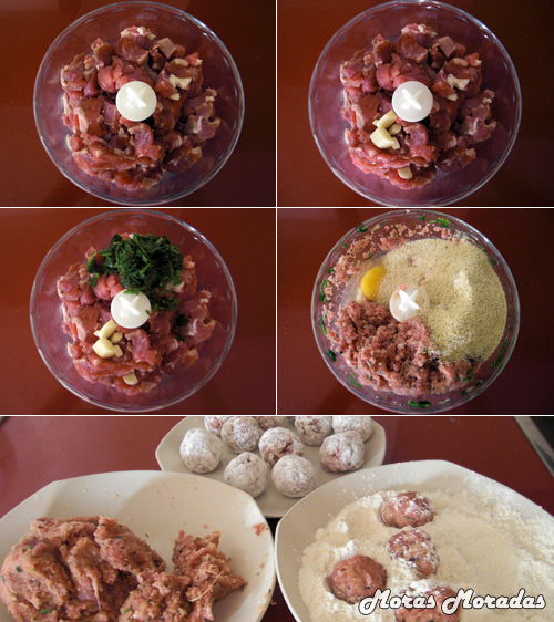 como hacer la masa para las albóndigas