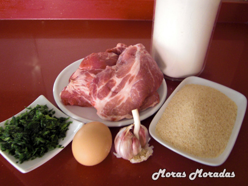 ingredientes para hacer albóndigas caseras
