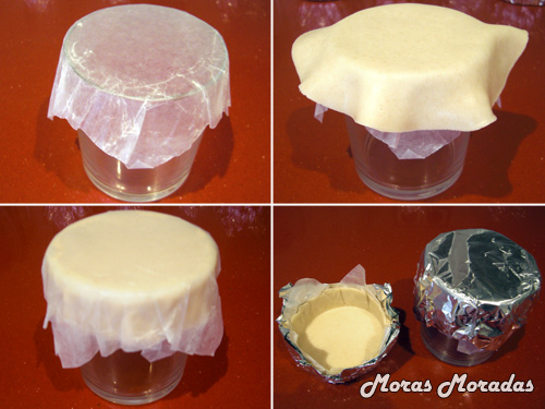 preparar moldes para tartaletas de limón