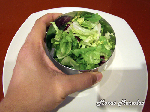 montar la ensalada de otoño