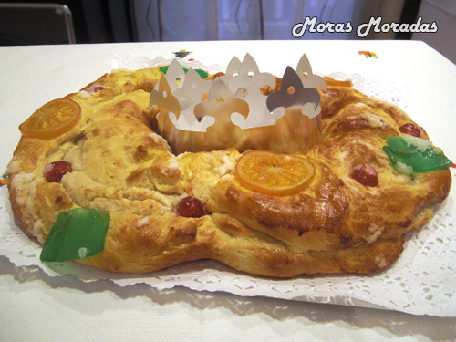 roscón de reyes de mazapán