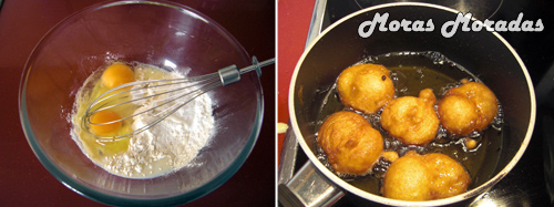 como hacer buñuelos de viento