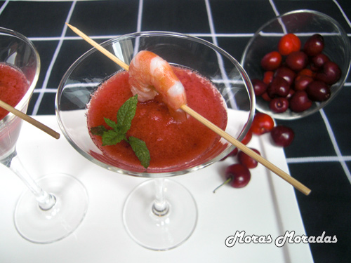 gazpacho de cerezas