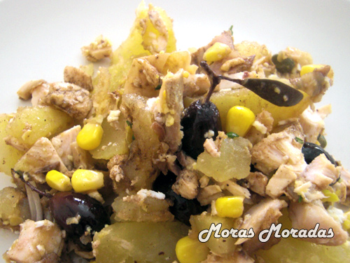 ensalada de pollo asado