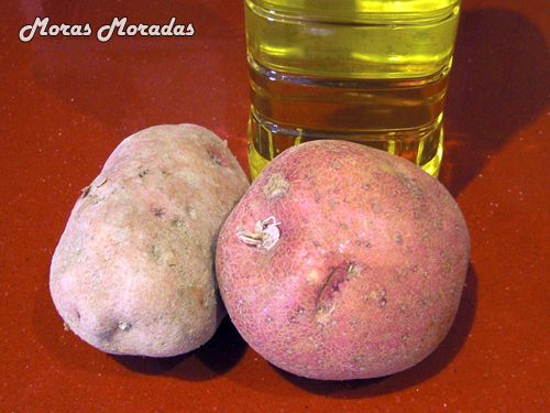 ingredientes para hacer patatas chip