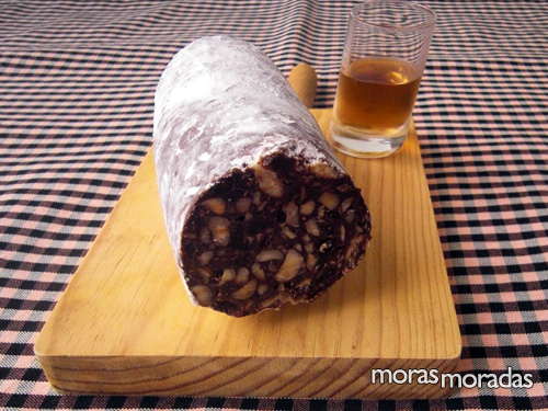 salchichón de chocolate
