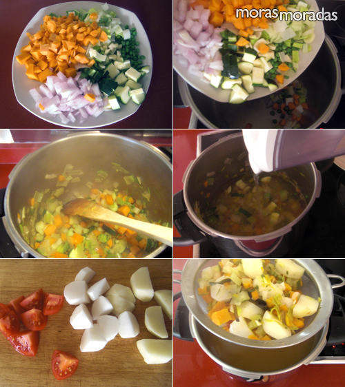 como hacer caldo vegetal