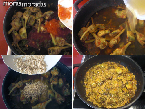 como hacer arroz de verduras
